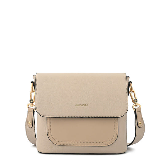 Medium Grace Beige Crossbody Wallet