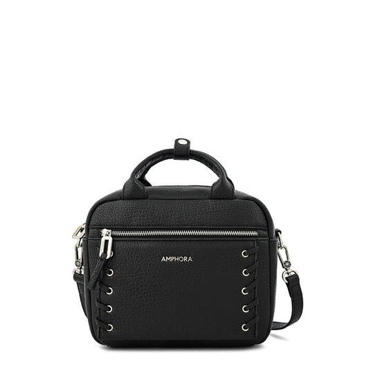 Begur medium black crossbody wallet