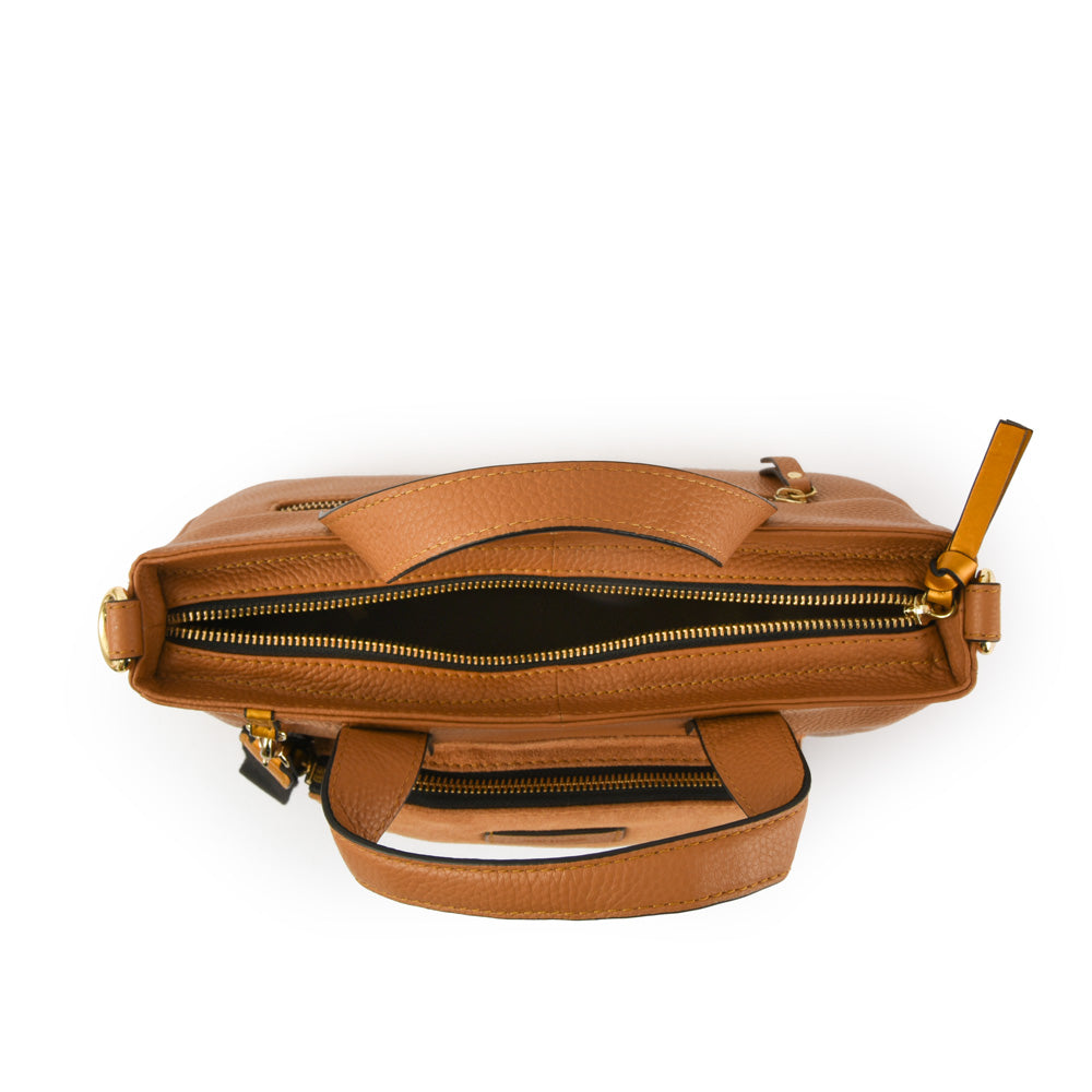 Medium Camel Nile Two Handle Wallet