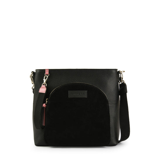Medium Black Nile Crossbody Bag