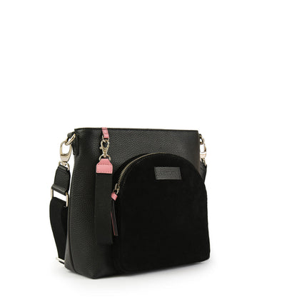 Medium Black Nile Crossbody Bag