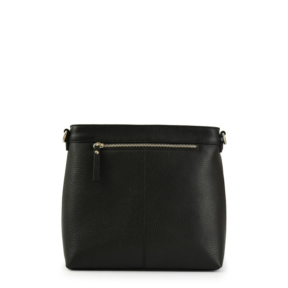 Medium Black Nile Crossbody Bag