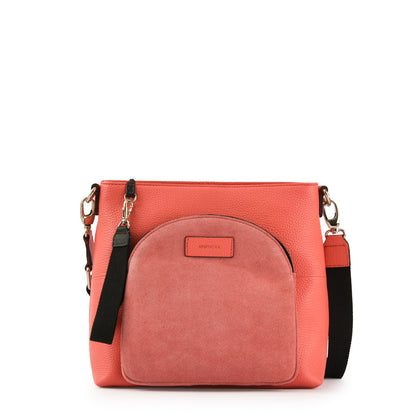 Medium Coral Nile Crossbody Bag