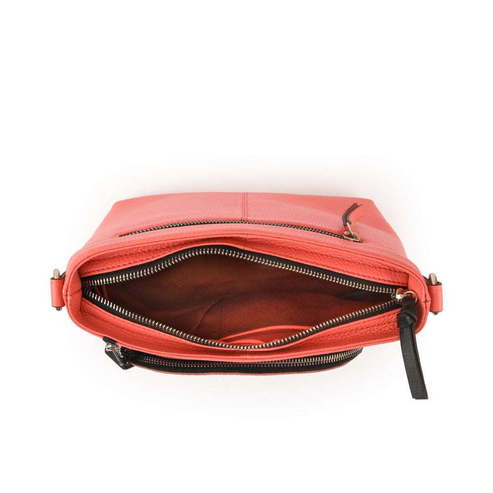 Medium Coral Nile Crossbody Bag