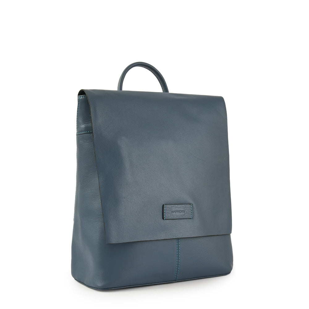 Parana backpack with medium light blue lid