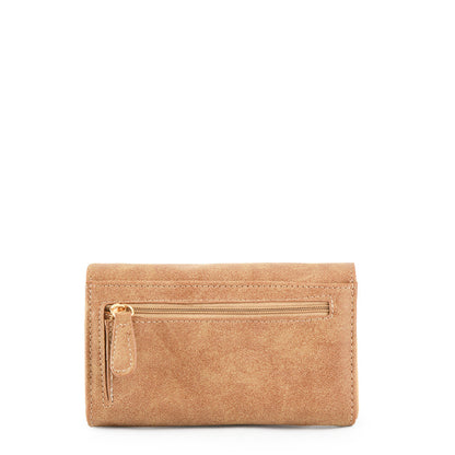 Eleonor Medium Accordion Wallet Dark Beige