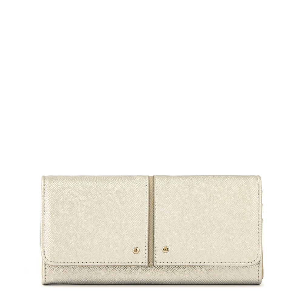 Silver ragna accordion wallet