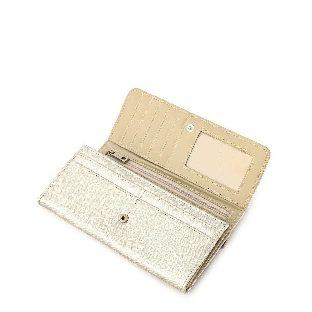 Silver ragna accordion wallet