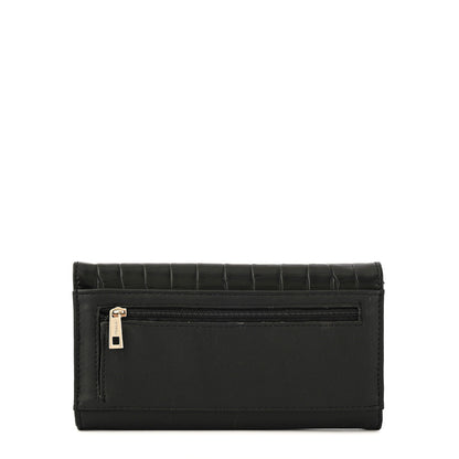 Black Nikola checkbook with flap