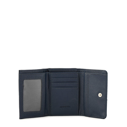 Dark blue Nikola exterior closure wallet