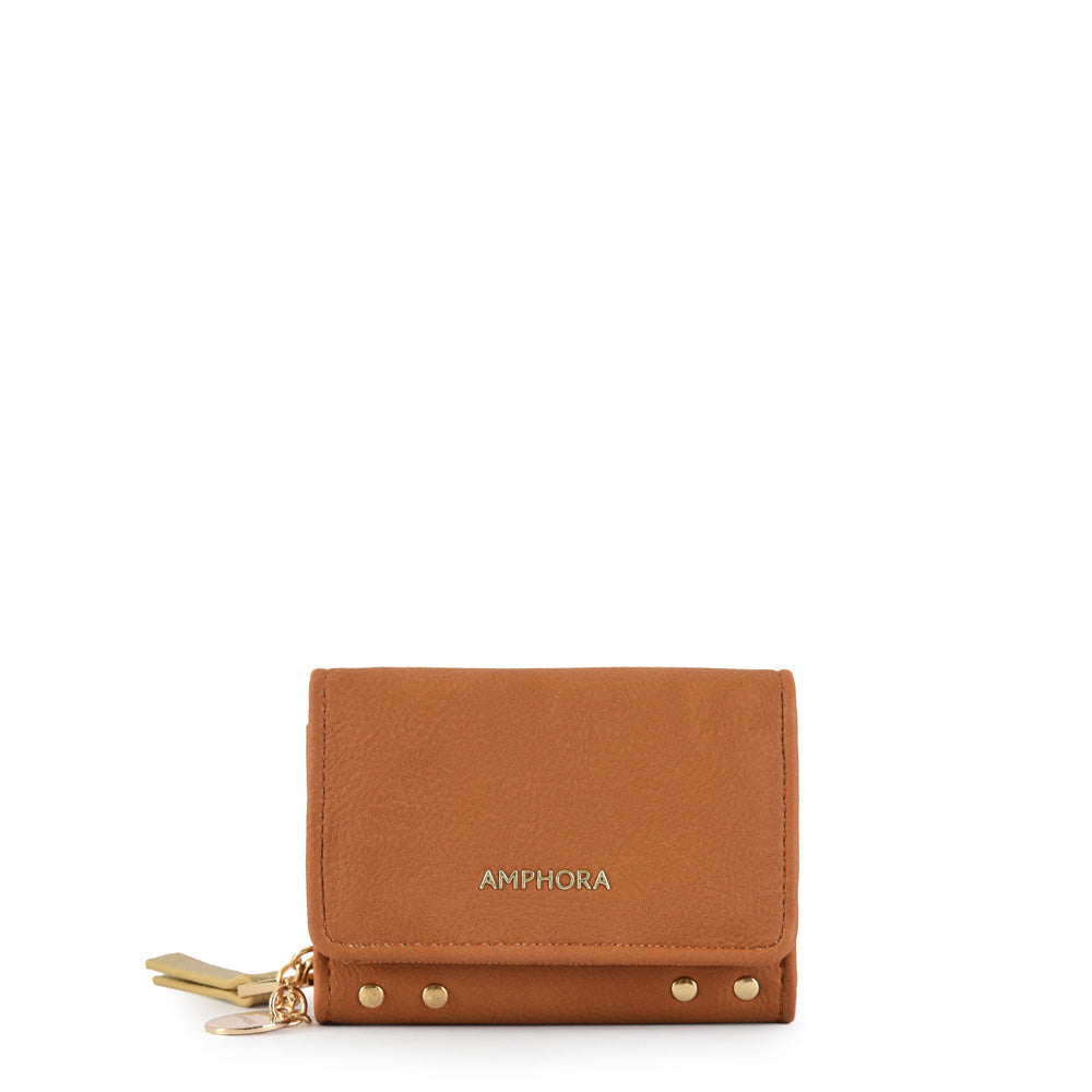 Small Catriel Brown Exterior Closure Wallet