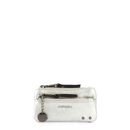Silver catriel front pocket purse