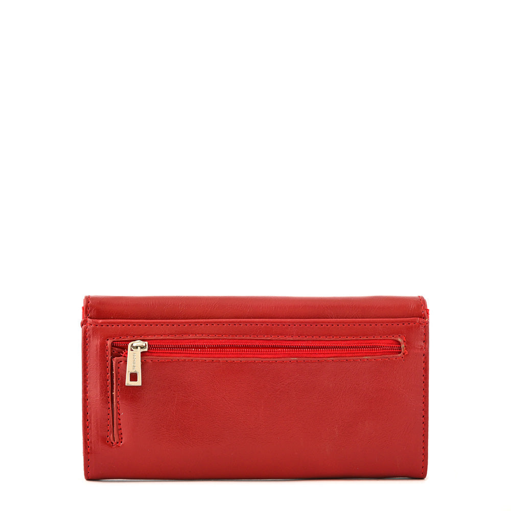 Checkbook with red Laitina flap