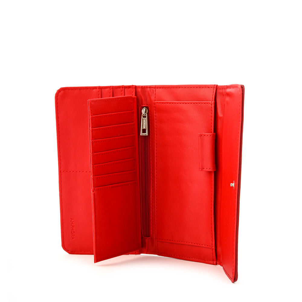 Checkbook with red Laitina flap