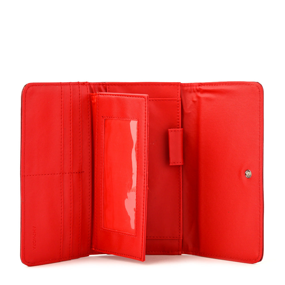 Checkbook with red Laitina flap