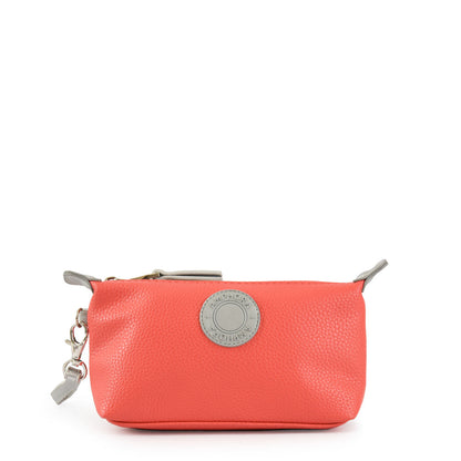 Isaia coral oval cosmetic bag