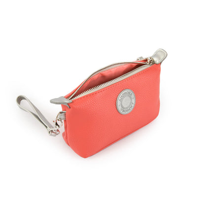 Isaia coral oval cosmetic bag