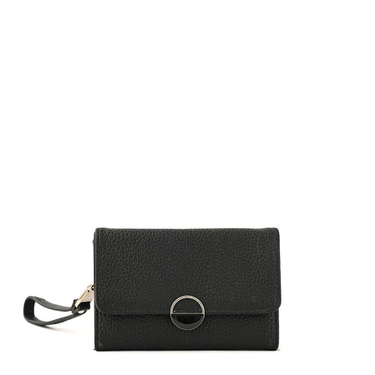 Wallet with black nougat closure