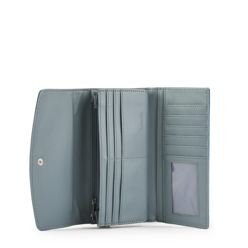 Large light blue wallet