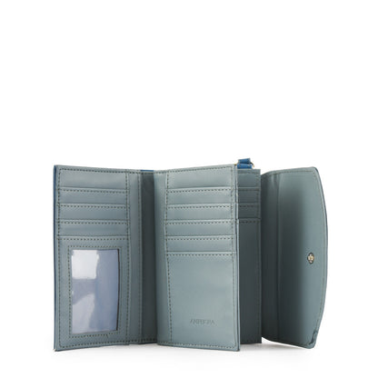 Medium Cou Celeste Exterior Closure Wallet