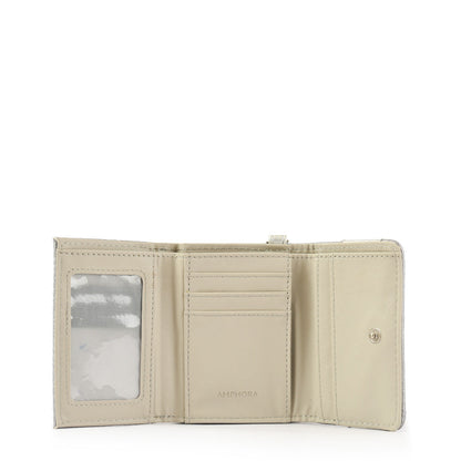 Small Silver Moon Exterior Closure Wallet