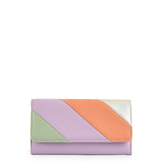Medium lilac arc wallet