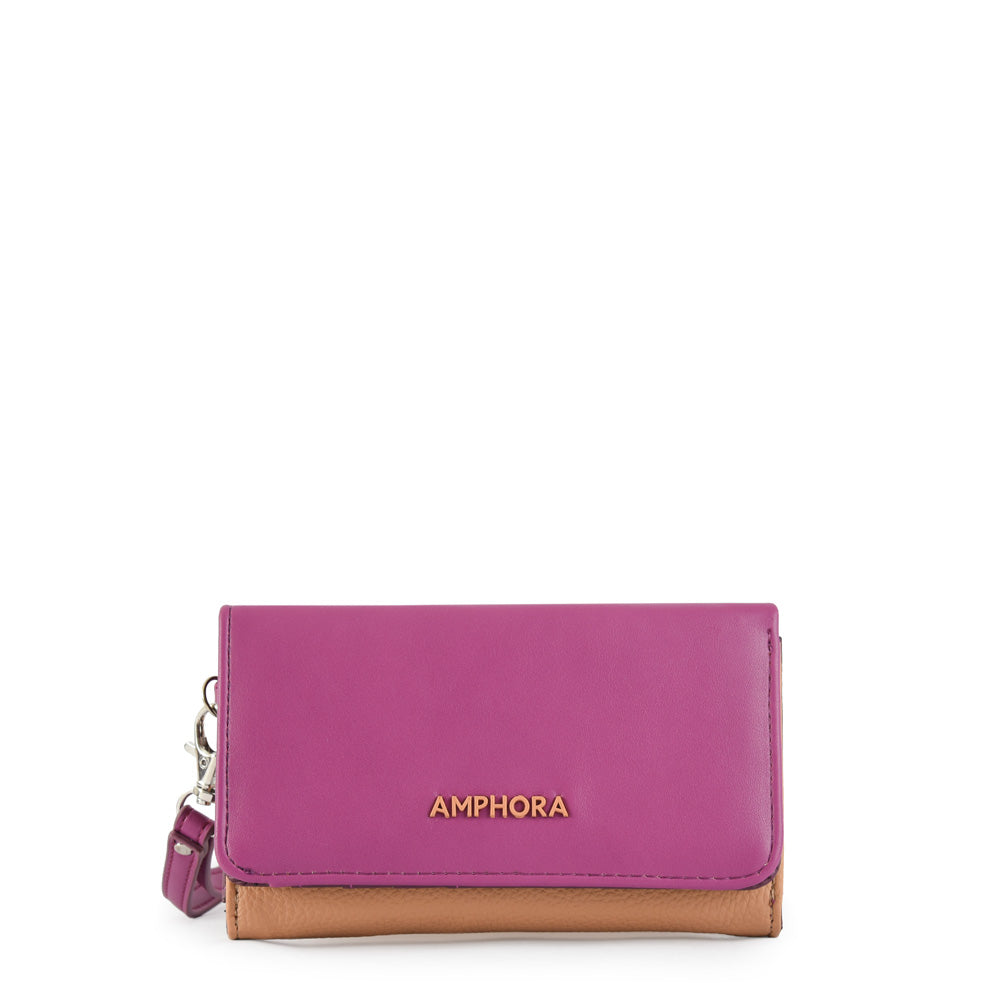 Murcie Medium Accordion Wallet Dark Beige