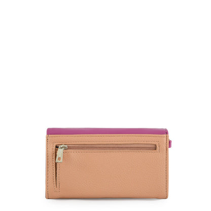 Murcie Medium Accordion Wallet Dark Beige