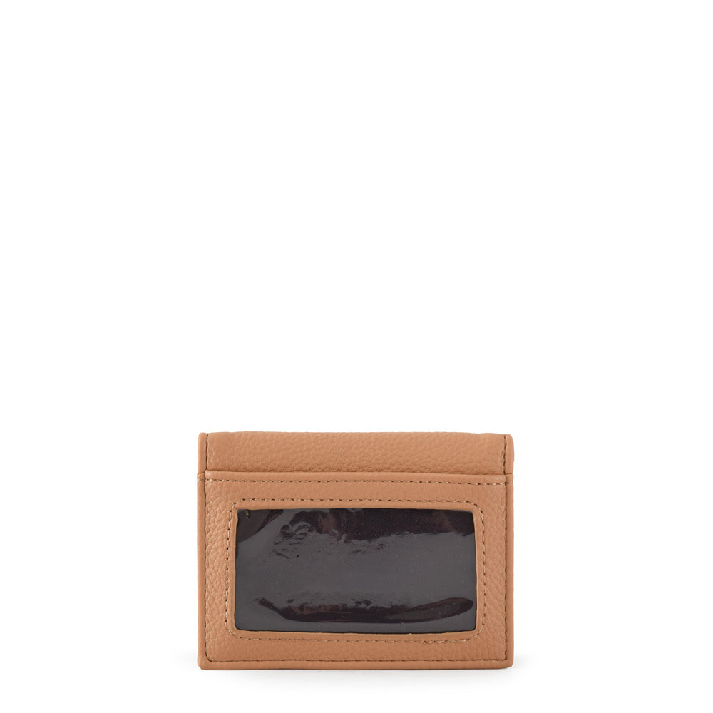 Dark Beige Murcie Window Card Holder