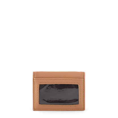 Dark Beige Murcie Window Card Holder