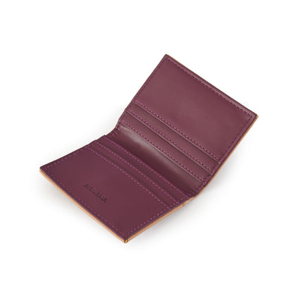 Dark Beige Murcie Window Card Holder