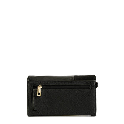 Renate Medium Accordion Wallet Black