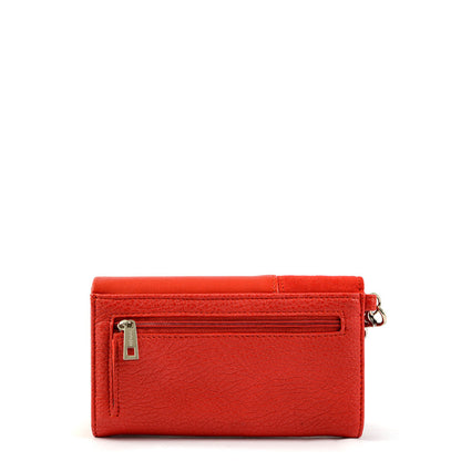 Medium Accordion Wallet Renate Red