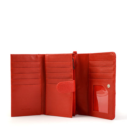 Medium Accordion Wallet Renate Red