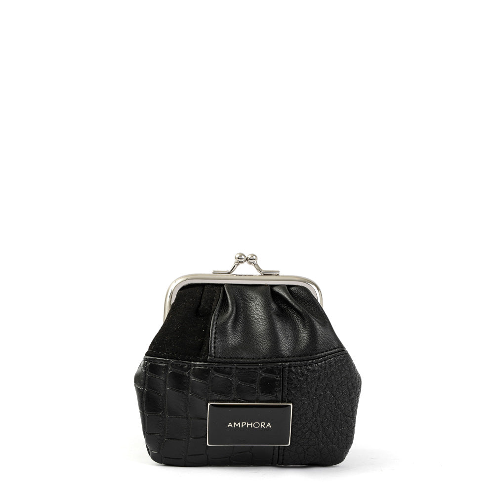 Renate pinch purse black