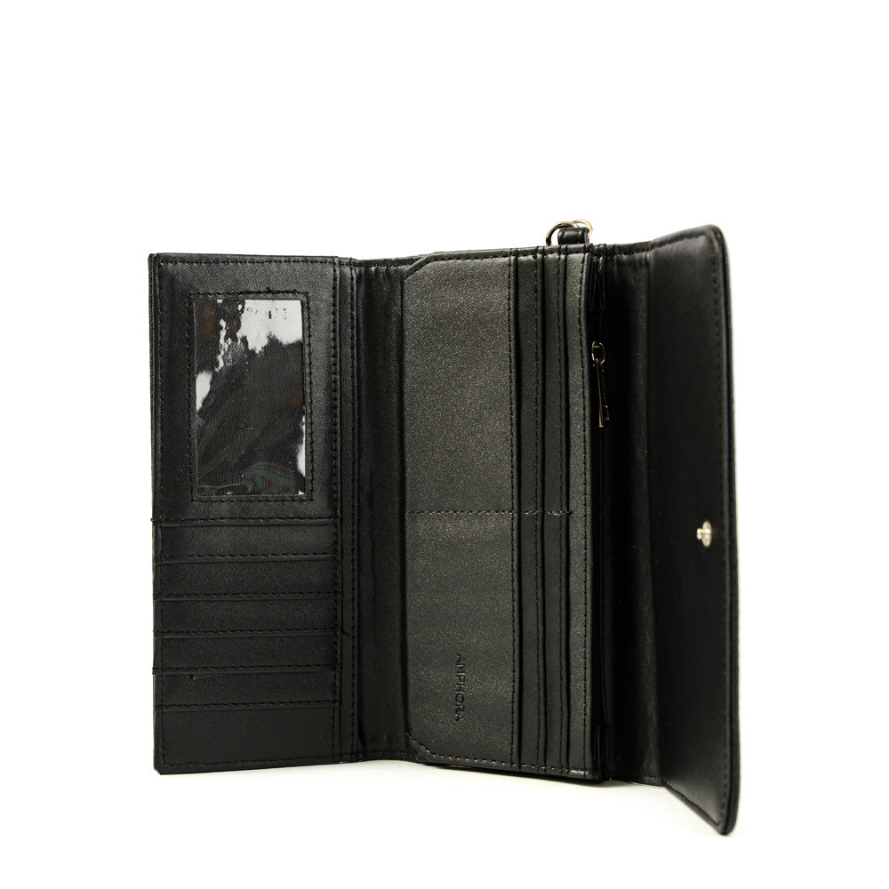 Large Black Becky Wallet