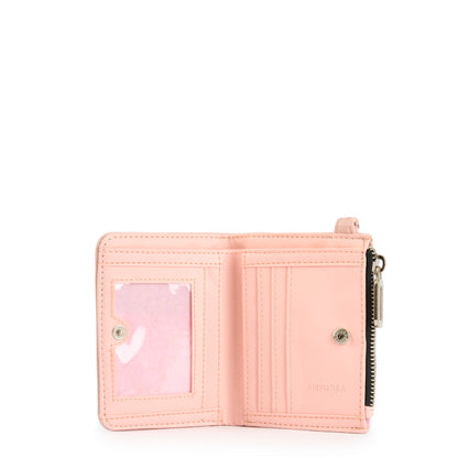 Small Ena Light Pink Exterior Closure Wallet
