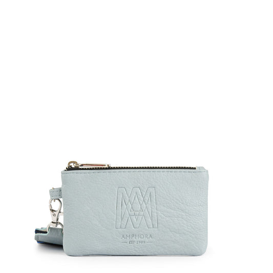 Rectangular purse in light blue