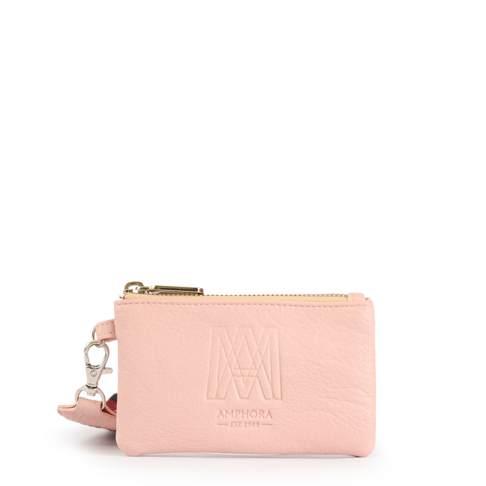 Rectangular purse in light pink