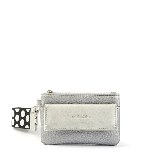 Silver moon rectangular purse