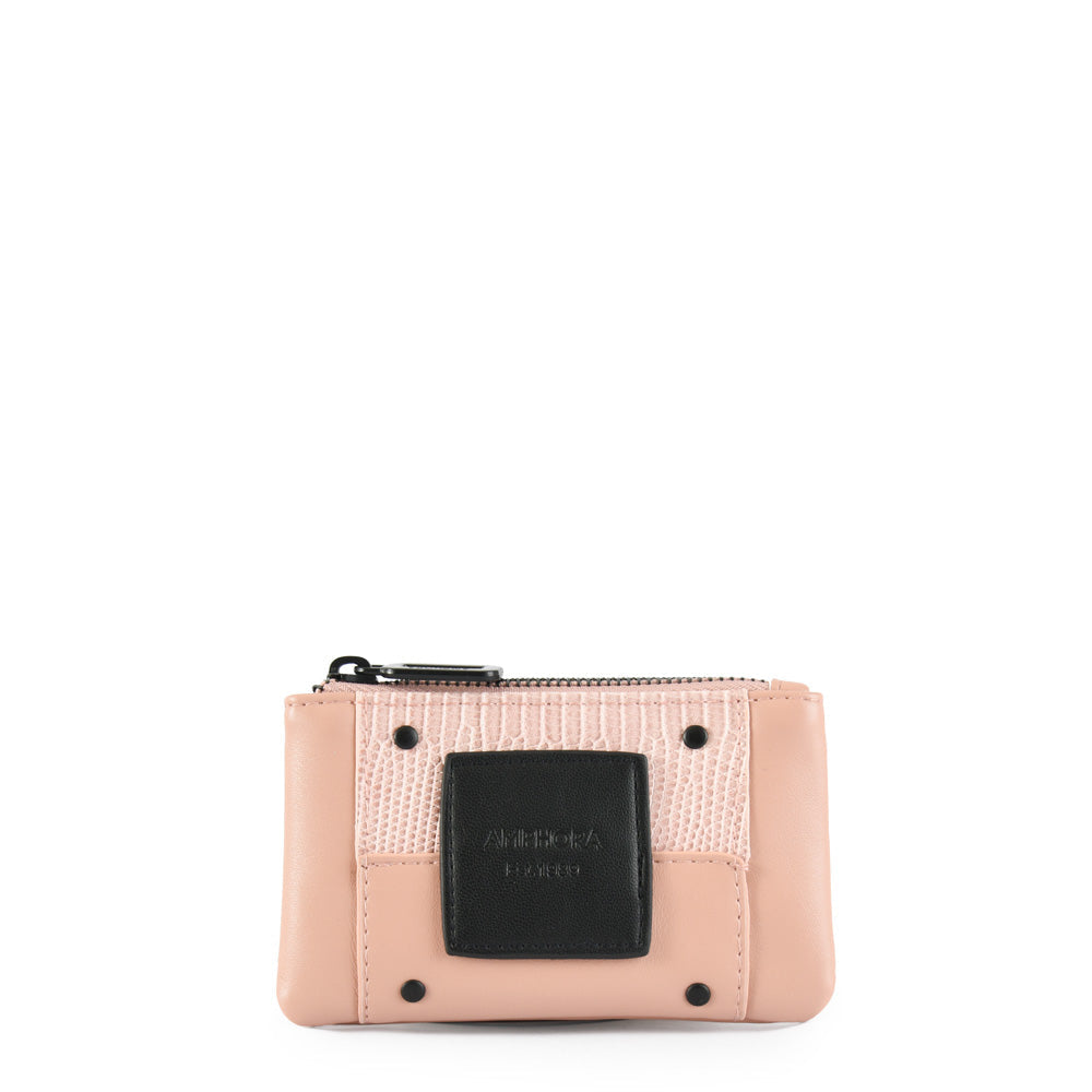 Old pink Halein rectangular purse