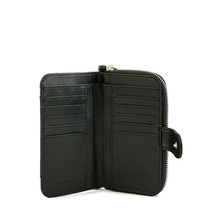 Heritage Black Medium Card Holder Wallet