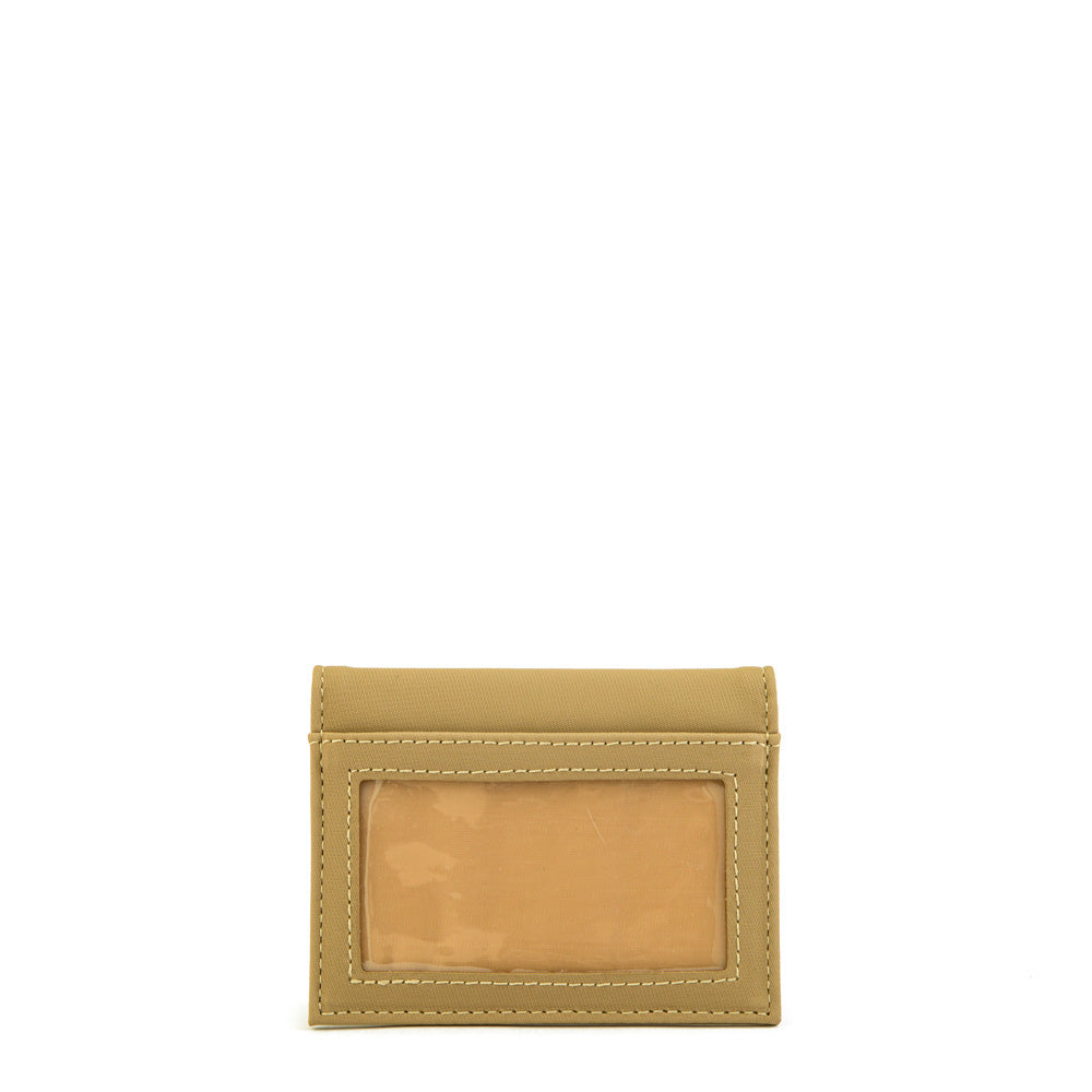 Jimena card holder with dark beige window