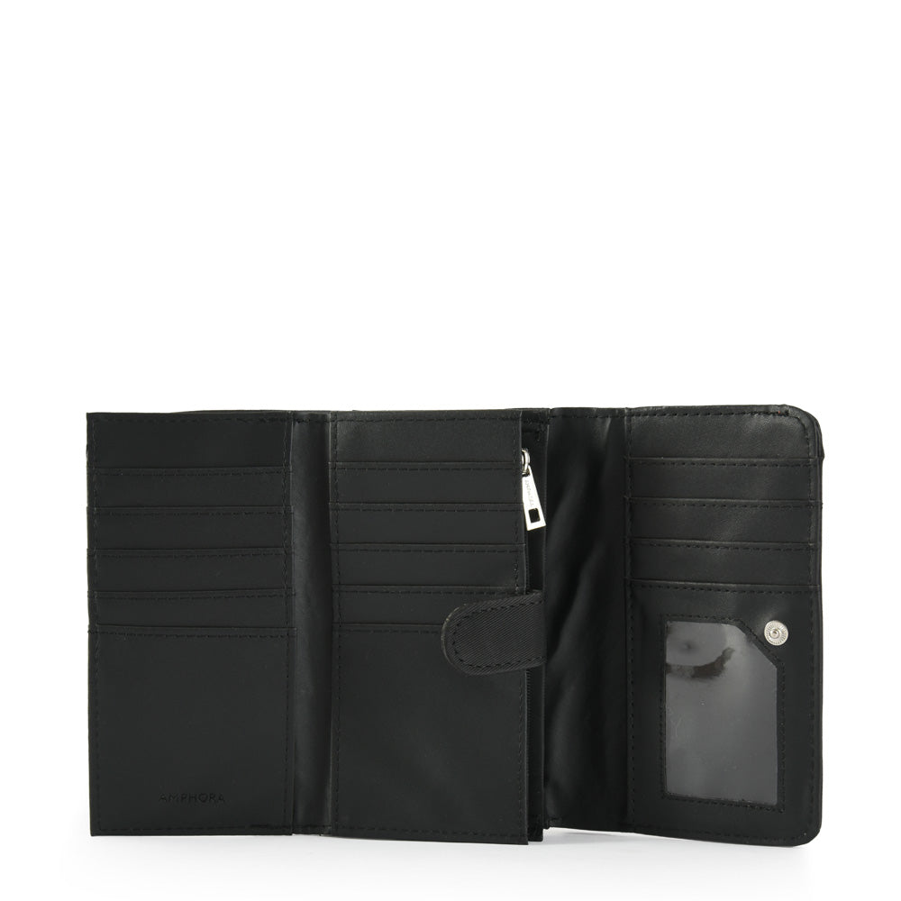 Jimena Black Medium Wallet