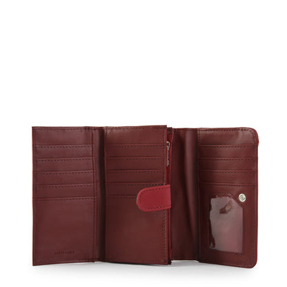 Jimena burgundy medium wallet