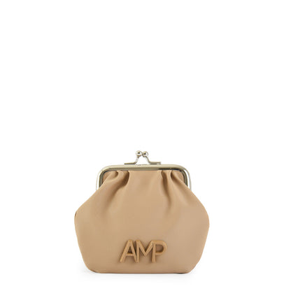 Jimena pinch purse dark beige