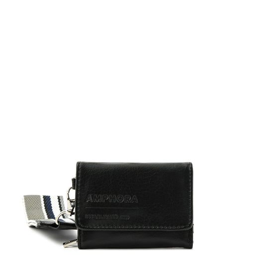 Villazon wallet exterior closure small black