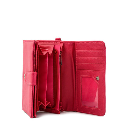 Villazon accordion wallet medium fuchsia