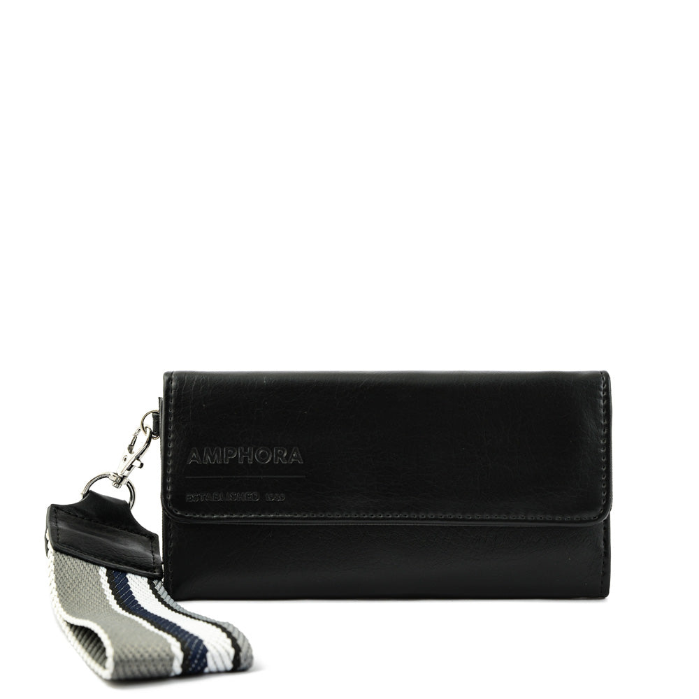 Villazon large black wallet