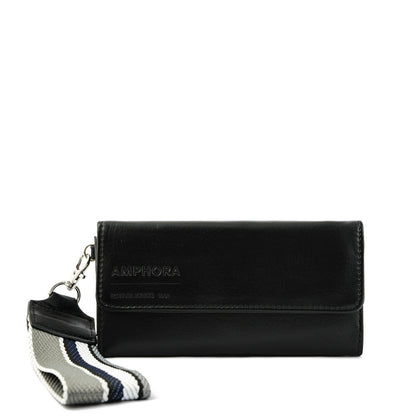 Villazon large black wallet